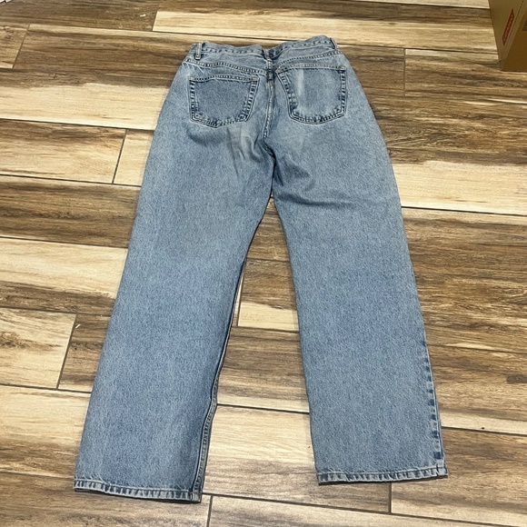 Topshop Women's Wide-Leg Jeans Blue Light Wash Size 29 - Picture 8 of 9